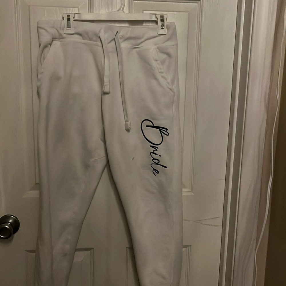 Bride Sweatpants, medium to small